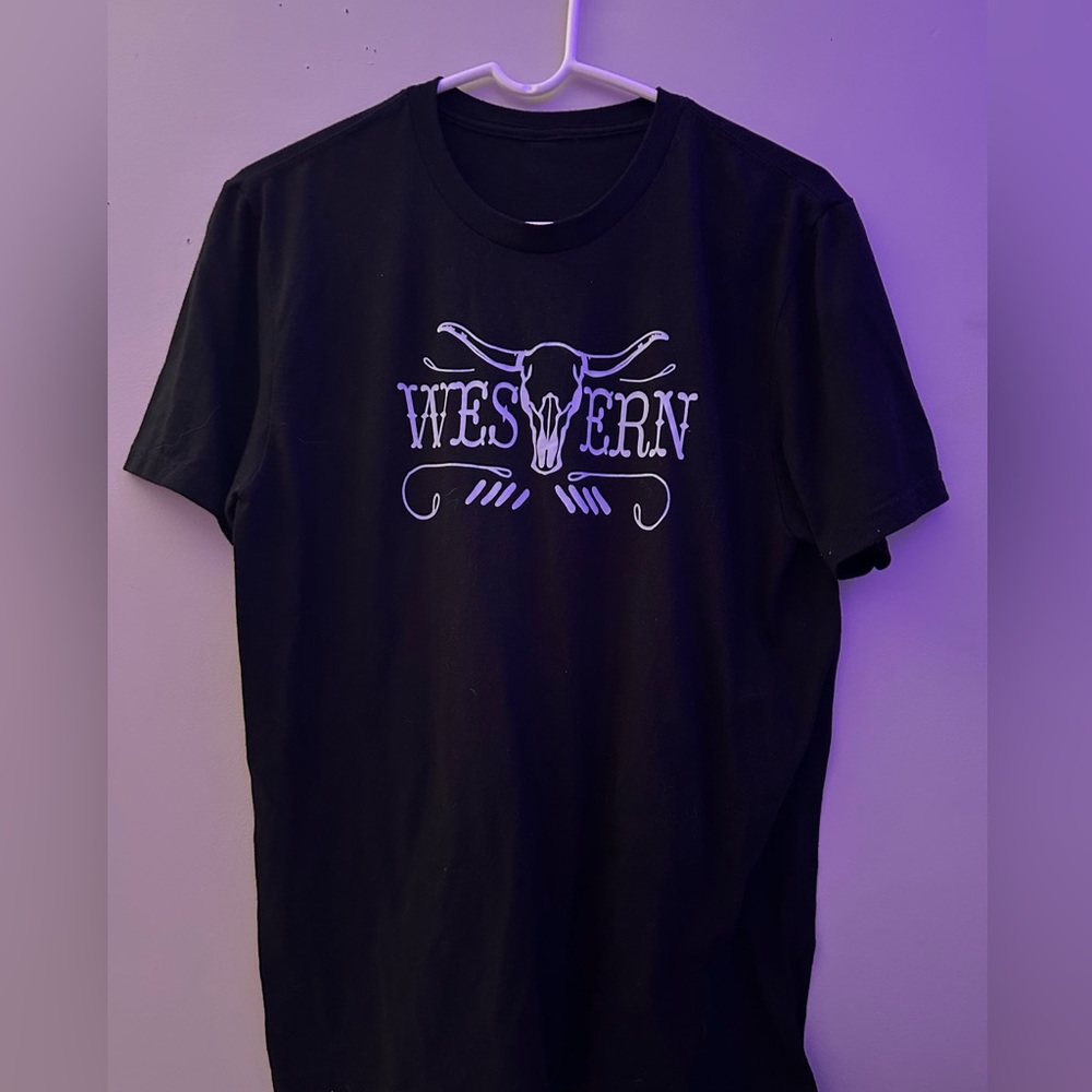 western black t-shirt